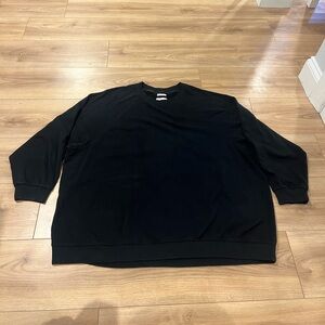 American Eagle Outfitters Black Crewneck Sweatshirt